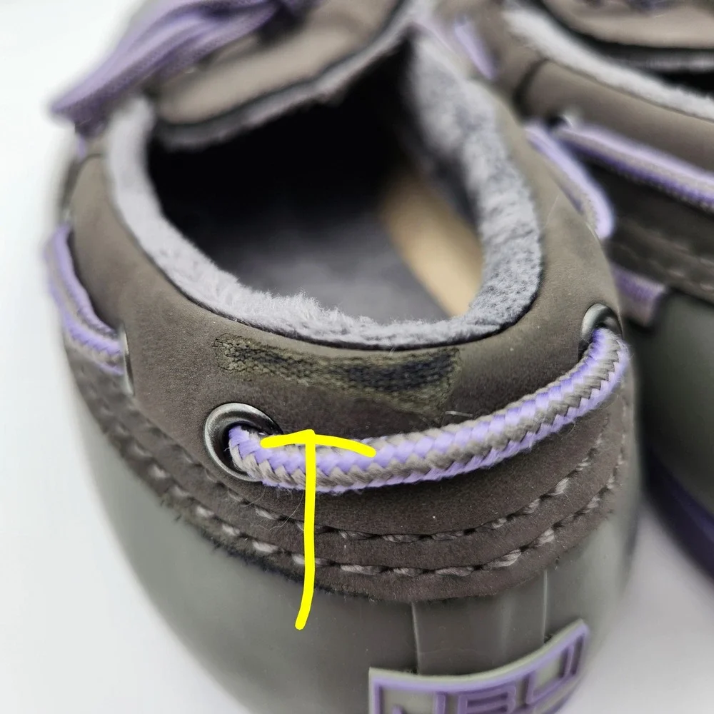 JBU Jambu Duck Shoes Womens 9.5 Grey Gwen Weather Ready Faux Fur Lined Rain Shoe